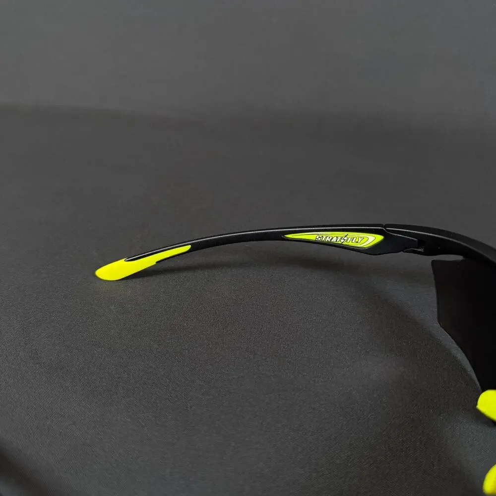 Rudy Project Stratofly SP23-06 Sport Sunglasses Black Yellow Only Frame
